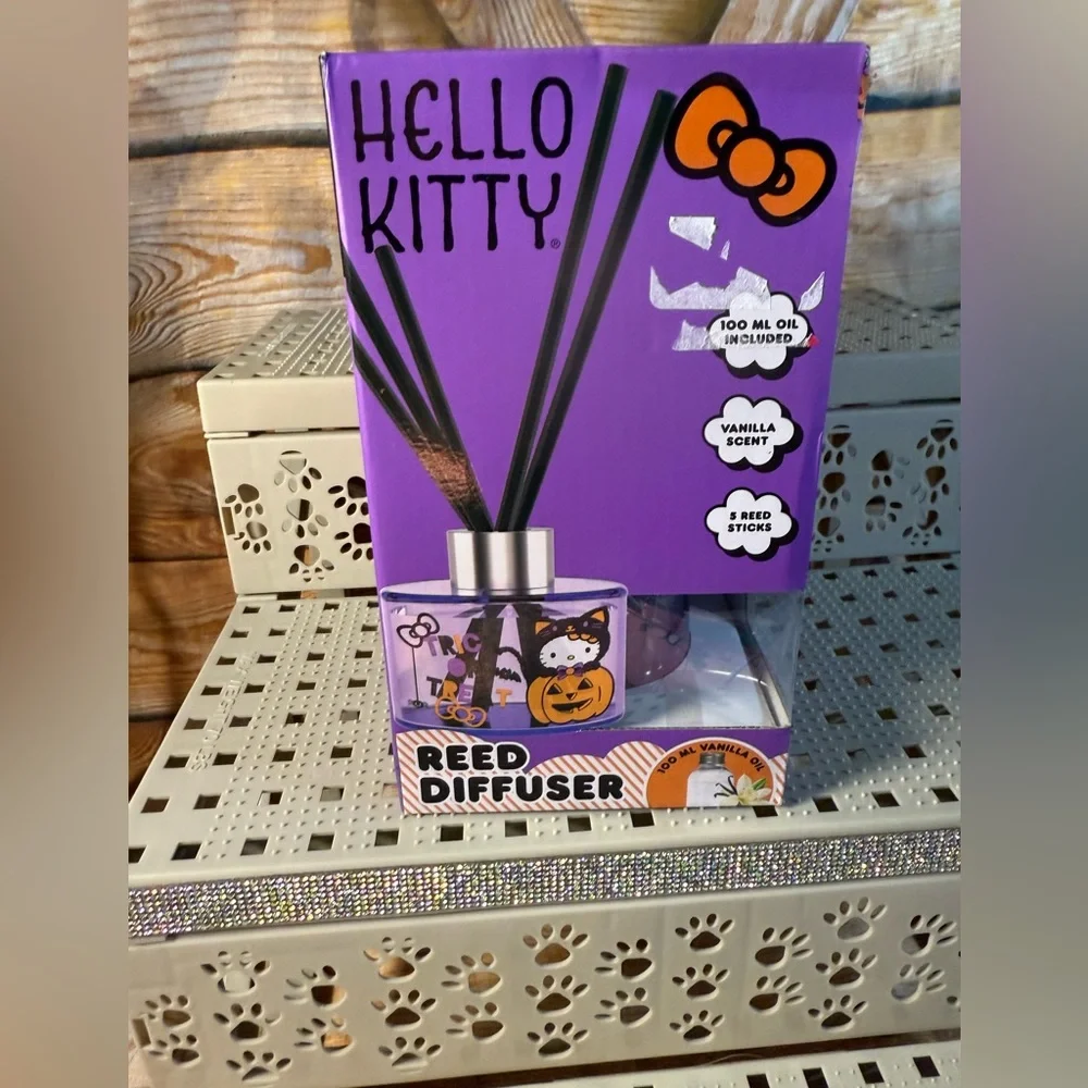 Hello Kitty Purple Reed Diffuser with Vanilla Scent